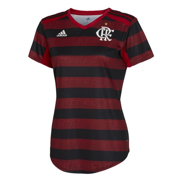 Camisetas Flamengo Primera equipo Mujer 2019-20 Rojo Negro
